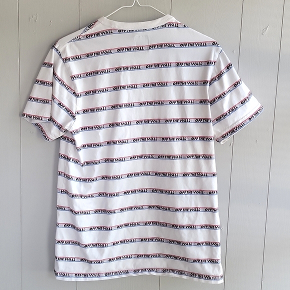 Vans Spell Out Off The Wall Graphic Tee Shirt Small - Picture 2 of 4